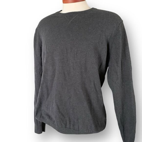 Wallin & Bros Cashmere Blend Grey Castlerock Sweater Men's Size XL - Picture 3 of 9
